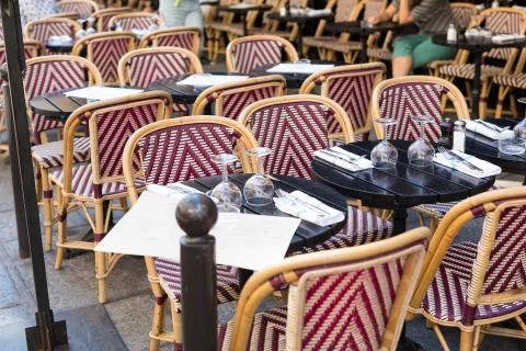 Let's eat in Paris! 스톡 사진