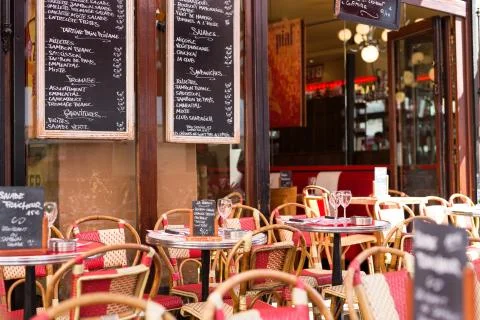 Let's eat in Paris! 스톡 사진