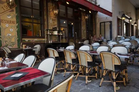 Let's eat in Paris! 스톡 사진