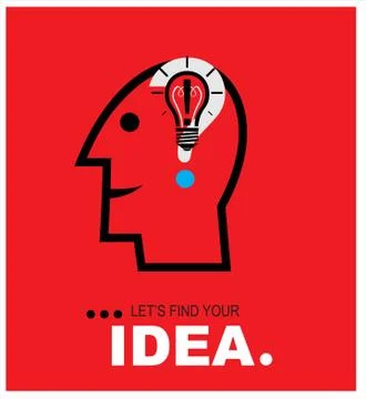 Let's find your idea. Stock Illustration