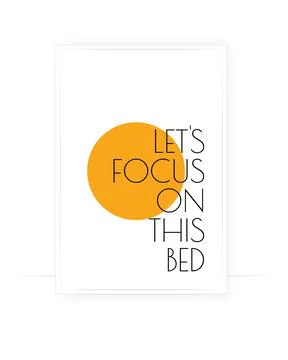 Let's focus on this bed, vector. Minimalist art design Stock Illustration