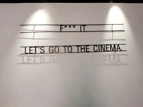 Let's Go to the Cinema Stock Photos