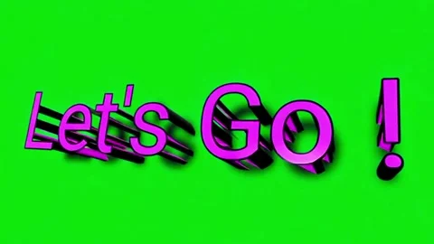 Let's go concept  Stock Footage 329452898
