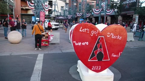 Lets Go Dbacks Stock Footage 274116838
