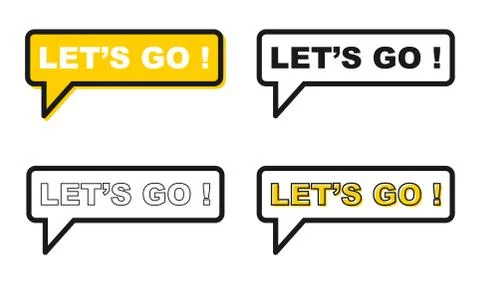 Lets go icon chat, messenger vector for your website. Modern symbol for web, イラスト素材