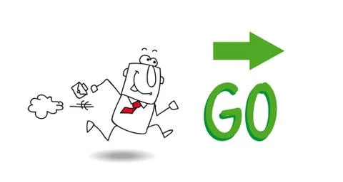 Let's go Stock Illustration