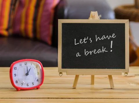 Let's have a break Stock Photos