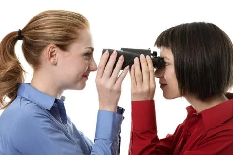 Lets have a look Foto stock