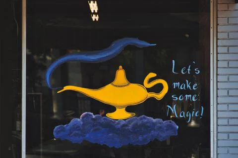 Let's Make Some Magic - Genie Lamp Stock Photos
