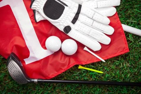 Let's play a round of golf! Stock Photos