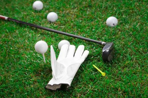 Let's play a round of golf! Stock Photos