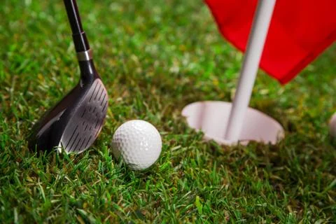 Let's play a round of golf! Stock Photos