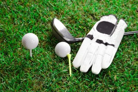 Let's play a round of golf! Stock Photos