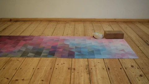 Let's practice yoga Stock Footage 72975694