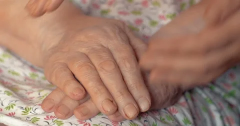 Let's take care of aged people Video stock 52391823