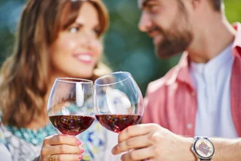 Let's toast Foto stock