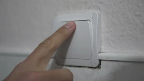 Let's turn off unnecessary lights. Stock Footage 170422564