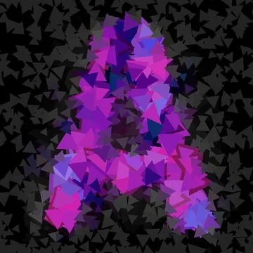 Letter A 01 Stock Illustration