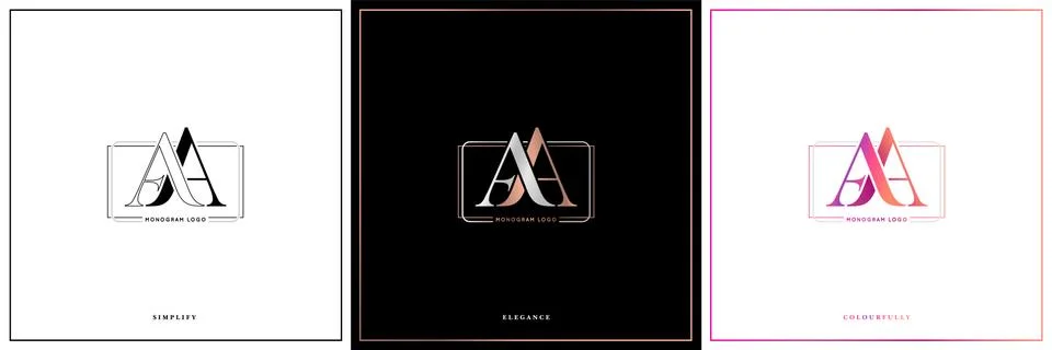 Letter AA Stock Illustration