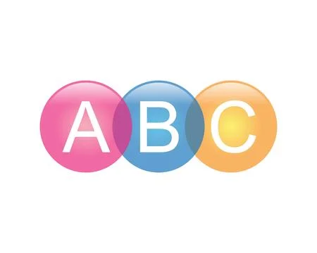 Letter ABC logo design template elements Stock Illustration
