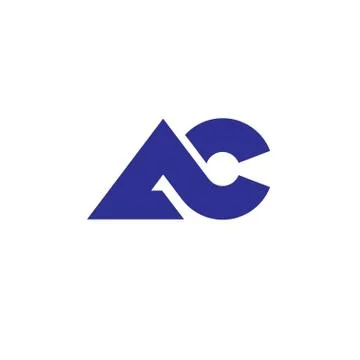 Letter Ac  logo vector Stock Illustration