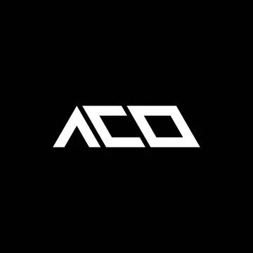 Letter ACO Logo Design Template Stock Illustration
