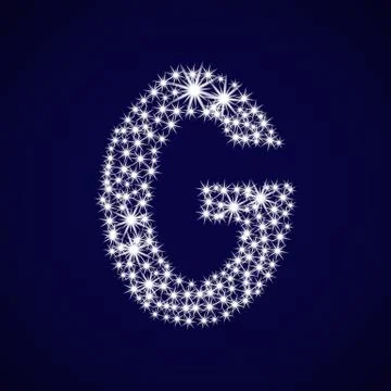 Letter of the alphabet G. Stock Illustration