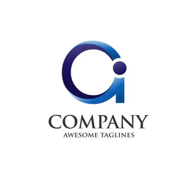 Letter A and I logo vector Stock Illustration