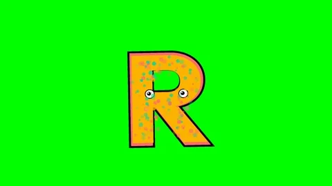 Letter Animated - Chroma Key Green Screen Footage Stock Footage 336892899