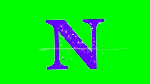 Letter Animated - Chroma Key Green Screen Footage 動画素材 336892928