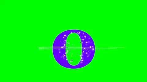 Letter Animated Isolated Green Screen Stock Video Video stock 336892930