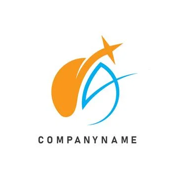 A letter arrow icon vector concept design template Stock Illustration