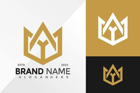 Letter AY or YA Shield Logo Design Vector illustration template 스톡 일러스트