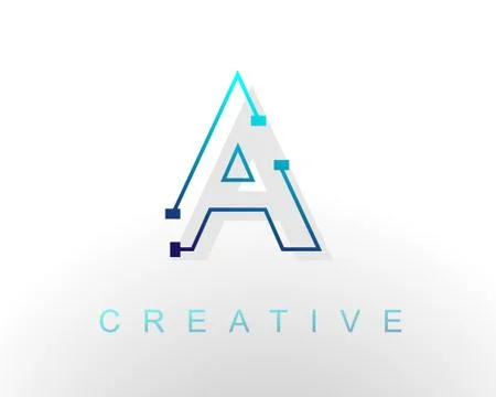 Letter A B C logo Stock Illustration