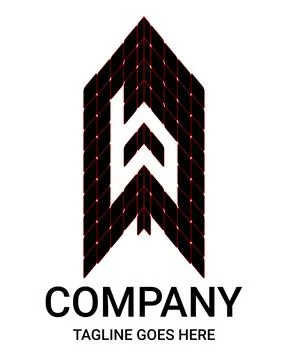 Letter 'b' Construction vectors logo. Creative Vector Logo Design House, Bu.. Stock Illustration