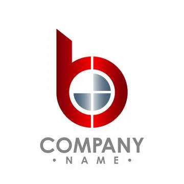 Letter B icon. Technology Smart logo, computer and data related business, hi- Stock Illustration
