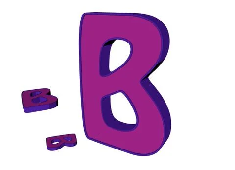 Letter B Stock Illustration