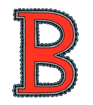 Letter b Stock Illustration