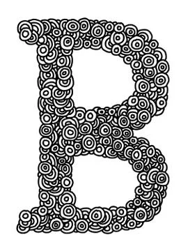 Letter b Stock Illustration