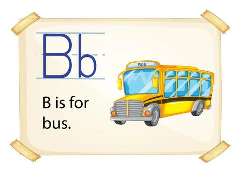 Letter B Illustrazione stock