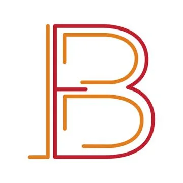 Letter B Illustrazione stock