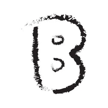 Letter B. Stock Illustration