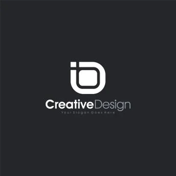 Letter B logo design. Creative,Premium Minimal emblem design template. Graphi Stock Illustration
