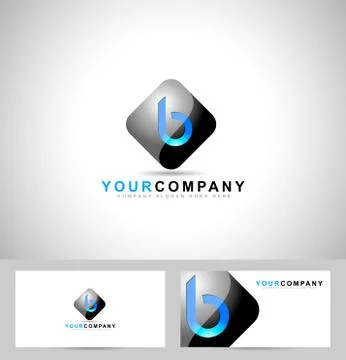 Letter B Logo Design Stock Illustration
