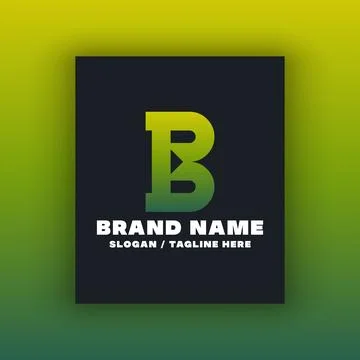 Letter B logo design template Stock Illustration