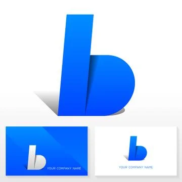 Letter B logo design vector sign - Stock vector. Stock Illustration