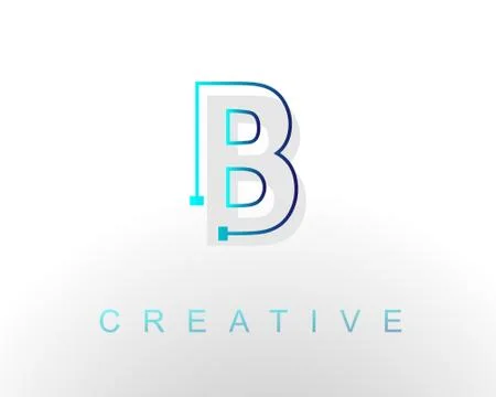 Letter B Logo Stock Illustration
