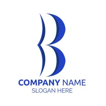 Letter B logo Stock Illustration