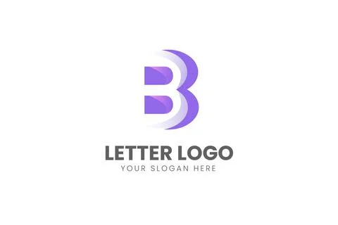 Letter B . logo Stock Illustration