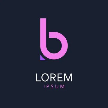 Letter B logo Stock Illustration